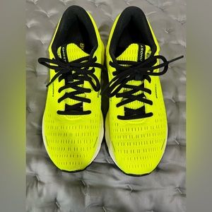 Brooks Neon Yellow Tennis Shoes